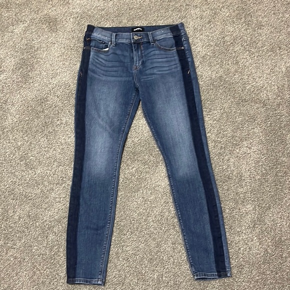 Express Midrise stretch blue Jean